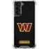 NFL Washington Commanders Black Background Galaxy S21 5G Clear Case