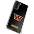 NFL Washington Commanders Black Background Galaxy S21 5G Clear Case