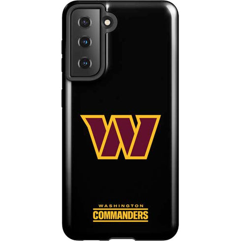 NFL Washington Commanders Black Background Galaxy S21 5G Pro Case