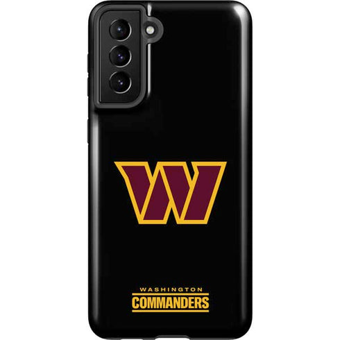 NFL Washington Commanders Black Background Galaxy S21 Plus 5G Pro Case