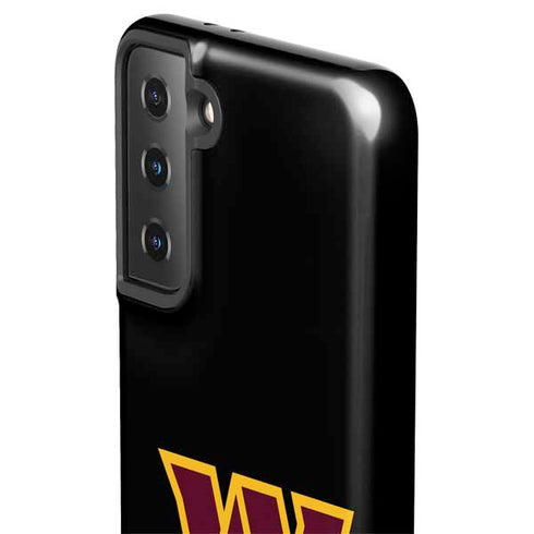 NFL Washington Commanders Black Background Galaxy S21 Plus 5G Pro Case