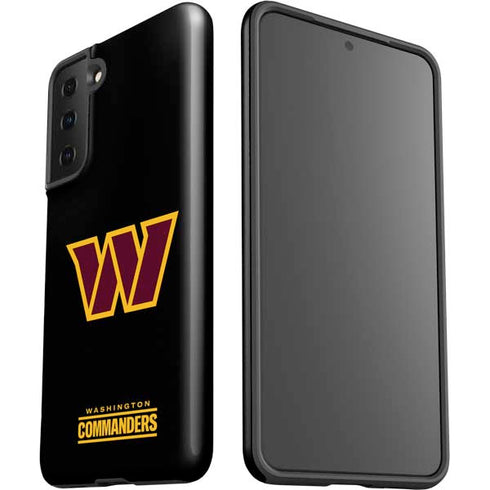 NFL Washington Commanders Black Background Galaxy S21 Plus 5G Pro Case