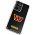 NFL Washington Commanders Black Background Galaxy S21 Ultra 5G Clear Case
