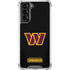 NFL Washington Commanders Black Background Galaxy S22 Clear Case