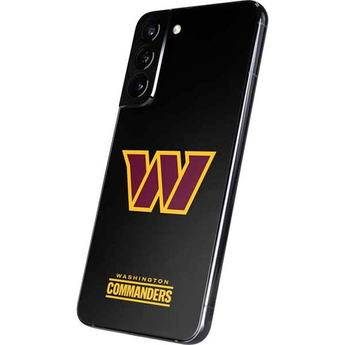 NFL Washington Commanders Black Background Galaxy S22 Plus Skin