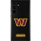 NFL Washington Commanders Black Background Galaxy S22 Ultra Skin
