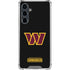 NFL Washington Commanders Black Background Galaxy S23 FE Clear Case