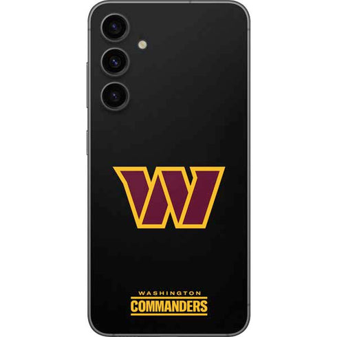NFL Washington Commanders Black Background Galaxy S23 FE Skin