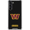 NFL Washington Commanders Black Background Galaxy S23 Plus Clear Case