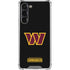 NFL Washington Commanders Black Background Galaxy S23 Plus Clear Case