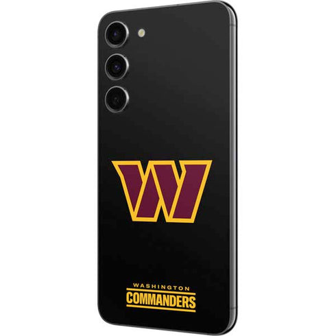 NFL Washington Commanders Black Background Galaxy S23 Plus Skin