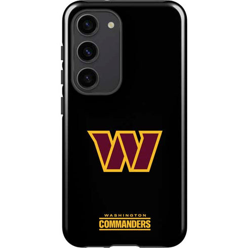 NFL Washington Commanders Black Background Galaxy S23 Pro Case