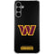 NFL Washington Commanders Black Background Galaxy S24 Plus Clear Case