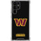NFL Washington Commanders Black Background Galaxy S24 Ultra Clear Case