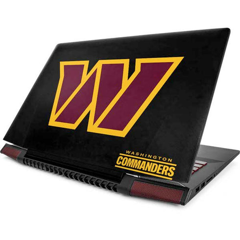 NFL Washington Commanders Black Background Lenovo IdeaPad Skin