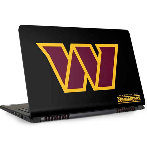 NFL Washington Commanders Black Background Dell Inspiron Skin