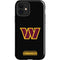 NFL Washington Commanders Black Background iPhone 12 Impact Case