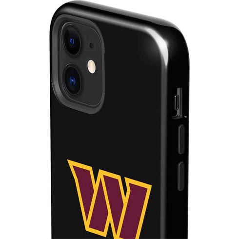 NFL Washington Commanders Black Background iPhone 12 Impact Case