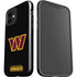 NFL Washington Commanders Black Background iPhone 12 Impact Case