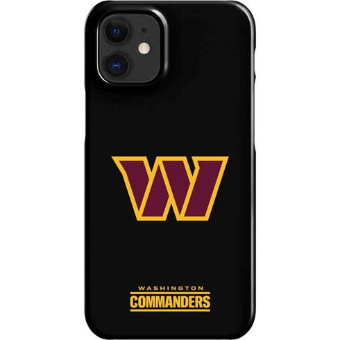 NFL Washington Commanders Black Background iPhone 12 Mini Lite Case