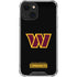 NFL Washington Commanders Black Background iPhone 13 Clear Case