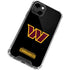 NFL Washington Commanders Black Background iPhone 13 Clear Case
