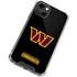 NFL Washington Commanders Black Background iPhone 13 Mini Clear Case