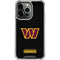 NFL Washington Commanders Black Background iPhone 13 Pro Clear Case