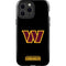 NFL Washington Commanders Black Background iPhone 13 Pro Max Impact Case