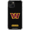 NFL Washington Commanders Black Background iPhone 14 Clear Case