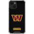 NFL Washington Commanders Black Background iPhone 14 Clear Case