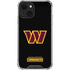 NFL Washington Commanders Black Background iPhone 14 Plus Clear Case