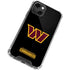 NFL Washington Commanders Black Background iPhone 14 Plus Clear Case
