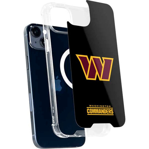 NFL Washington Commanders Black Background iPhone 15 Plus MagSafe Case