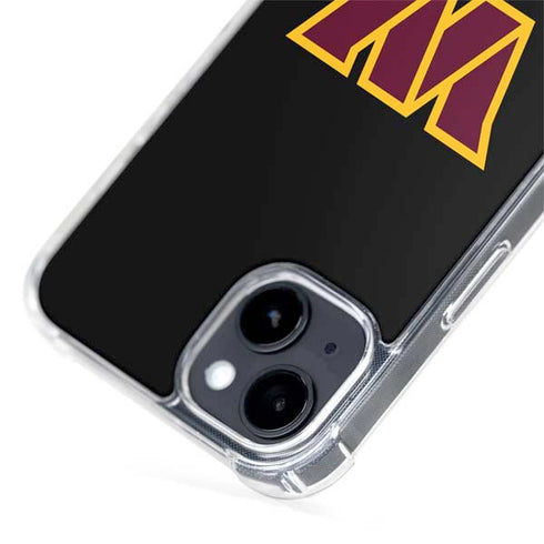 NFL Washington Commanders Black Background iPhone 15 Plus MagSafe Case