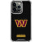 NFL Washington Commanders Black Background iPhone 14 Pro Clear Case
