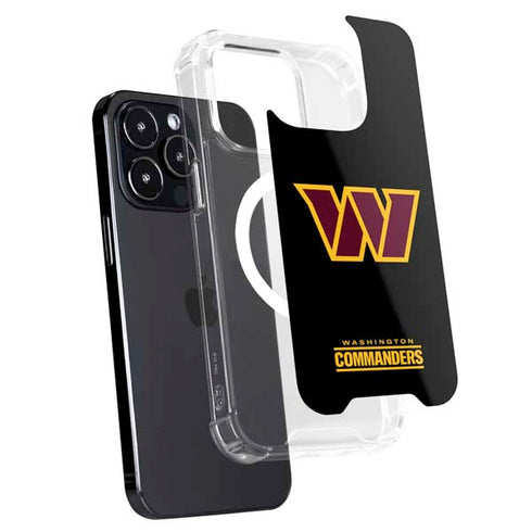 NFL Washington Commanders Black Background iPhone 15 Pro MagSafe Case