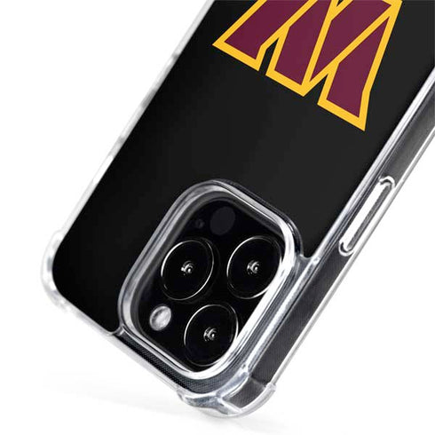 NFL Washington Commanders Black Background iPhone 15 Pro MagSafe Case