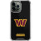 NFL Washington Commanders Black Background iPhone 14 Pro Max Clear Case
