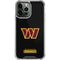 NFL Washington Commanders Black Background iPhone 15 Pro Max Clear Case