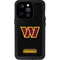 NFL Washington Commanders Black Background iPhone 14 Pro Waterproof Case