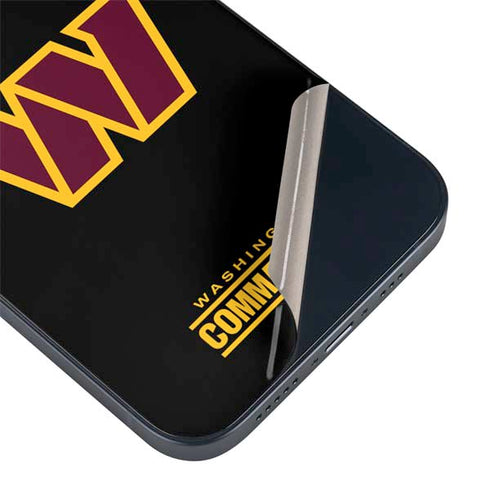 NFL Washington Commanders Black Background iPhone 14 Skin