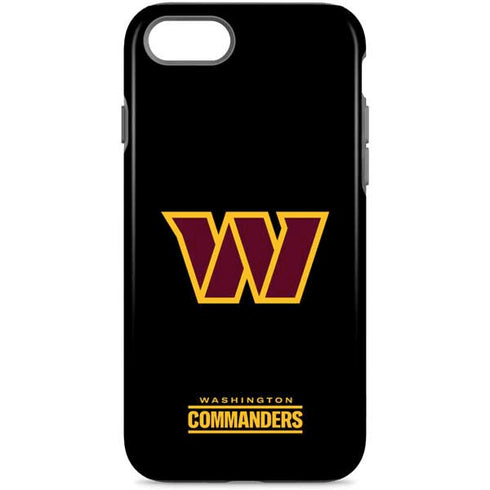 NFL Washington Commanders Black Background iPhone 8 Pro Case