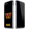 NFL Washington Commanders Black Background iPhone SE (2nd & 3rd Gen) Clear Case