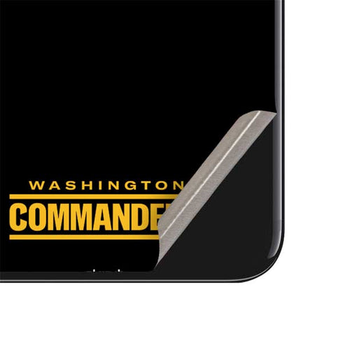NFL Washington Commanders Black Background iPhone SE (2nd & 3rd Gen) Skin