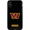NFL Washington Commanders Black Background iPhone X Pro Case