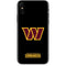 NFL Washington Commanders Black Background iPhone X Skin