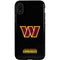 NFL Washington Commanders Black Background iPhone XR Pro Case