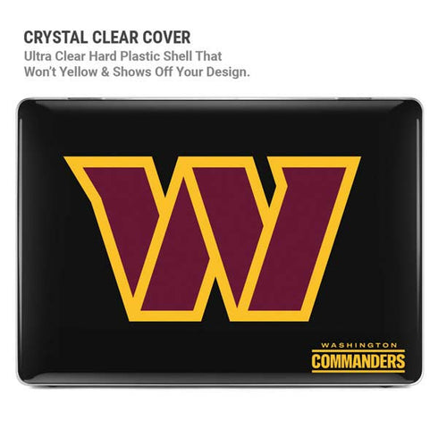 NFL Washington Commanders Black Background MacBook Pro 16in (2021-25) Case plus Skin