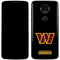NFL Washington Commanders Black Background Moto E5 Plus Skin